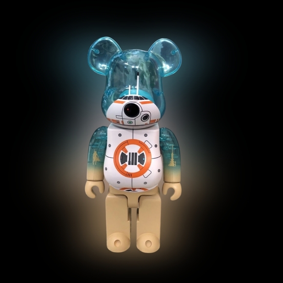 Authentic Star Wars BB-8 400％ BE@RBRICK Bearbrick Medicom Toy figure - Picture 1 of 6